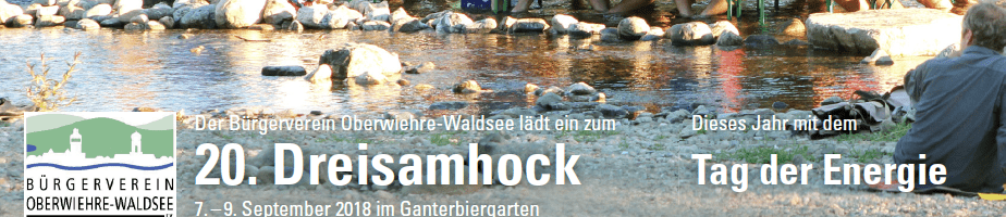 20. Dreisamhock 2018 mit dem Tag der Energie