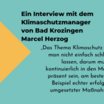 Interview mit dem Klimaschutzmanager von Bad Krozingen