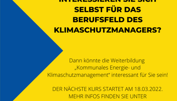 Weiterbildung Kommunales Energie- & Klimaschutzmanagement