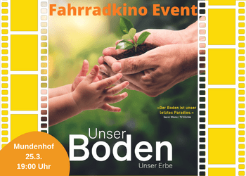 Fahrradkino Event im Mundenhof