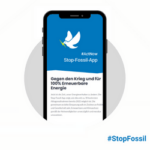 Stop Fossil, HAndy Display Stop Fossil App #actnow