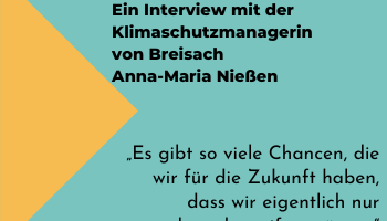 Ein Interview mit der Klimaschutzmanagerin von Breisach, Anna Maria-Nießen