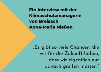 Ein Interview mit der Klimaschutzmanagerin von Breisach, Anna Maria-Nießen