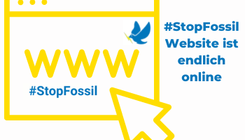 Es ist so weit: Die #StopFossil Website ist endlich online!