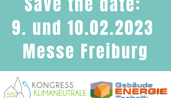 Save the date Kongress Klimaneutrale Kommunen und GETEC