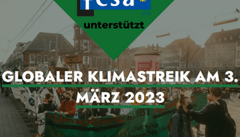 fesa unterstützt den Globalen Klimastreik