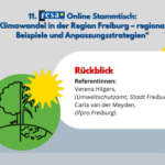 fesa Stammtisch Rückblick Klimaschutzanpassungen