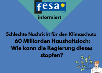 Fehlende Milliarden für den Klimaschutz, wie kann die Bundesregierung diese Lücke stopfen?