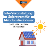 Info-Veranstaltung Solarstrom für Mehrfamilienhaus