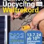 BalkonSolar Upcycling Weltrekordversuch in Freiburg