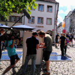 Infostand zu Balkon-Solaranlagen selbst bauen und Stromspar-Check