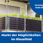 Bild von einer Balkonsolaranlage