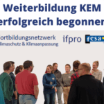 Gruppe bei der Weiterbildung kommunales Energie- und Klimaschutzmanagement