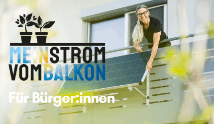 Mein Strom vom Balkon für Bürger:innen