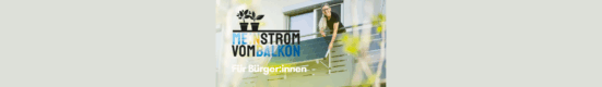 Mein Strom vom Balkon für Bürger:innen