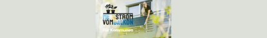 Mein Strom vom Balkon -Train-the-Trainer-Schulung für Kommunen