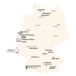 Energiekarawanenstandorte in Deutschland und Luxemburg