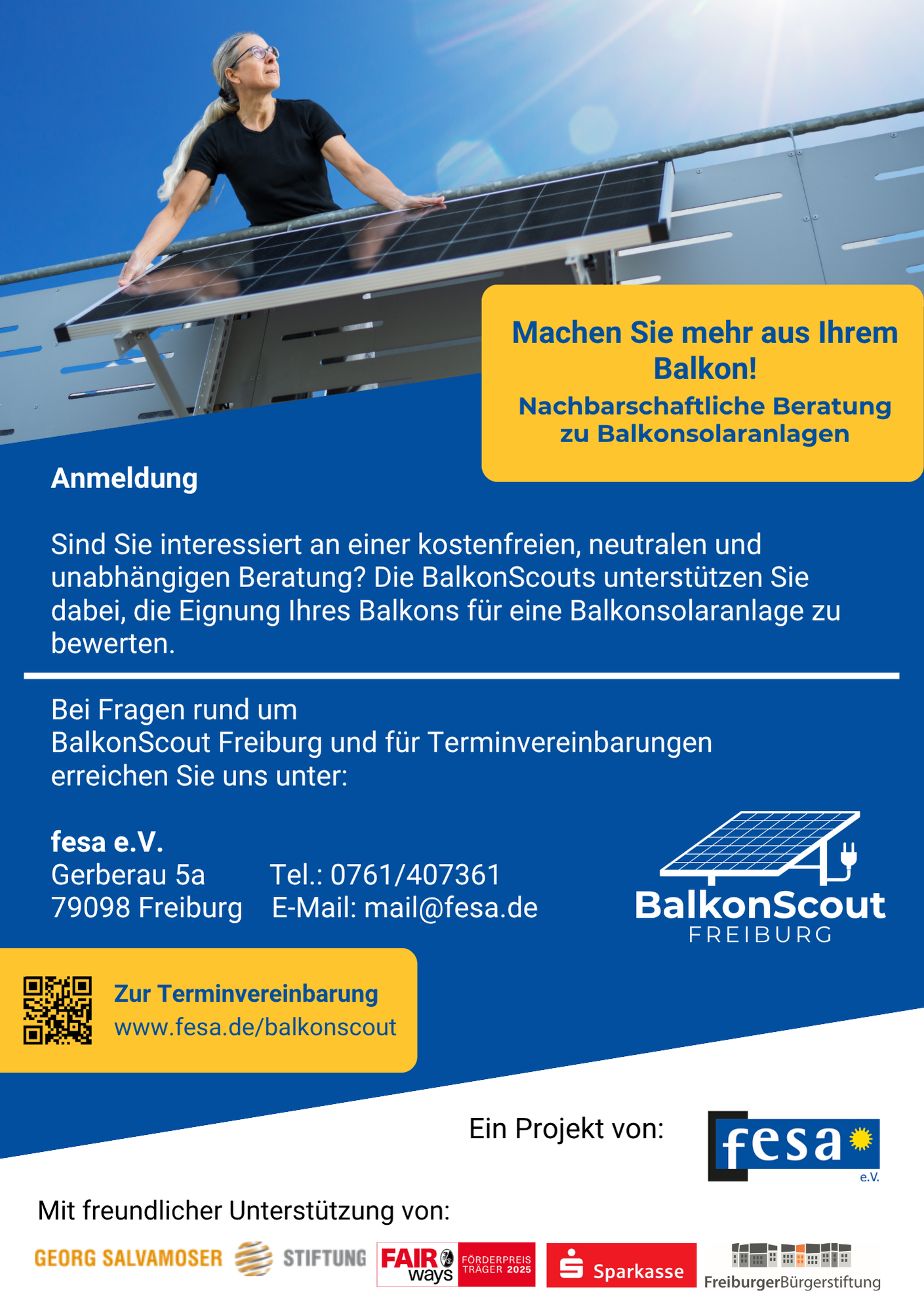 BalkonScouts freiburg Termine für nachbarschaftliche Beratung zu BalkonPV in Freiburg