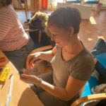 Teilnehmerin bei Balkonsolar Workshop