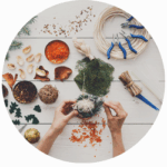 Weihnachtliches Solar-Basteln