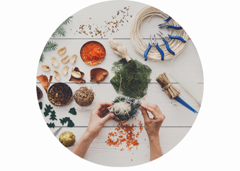 Weihnachtliches Solar-Basteln