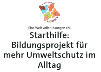 Crowdfunding: Das Bildungsprojekt für mehr Umweltschutz im Alltag braucht eure Unterstützung!