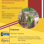 Programm zum regioNetz treffen 2026 Klimaanpassung