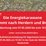 Energiekarawane kommt nach Freiburg und Brühl