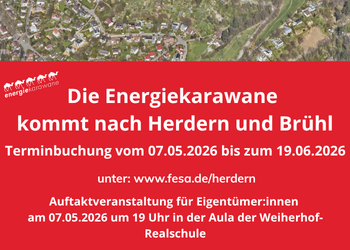 Die Energiekarawane kommt nach Herdern und Brühl