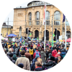 Demonstration gegen Rechts