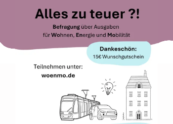 „Alles zu teuer?!“ – Bundesweite Befragung zu Kosten für Wohnen, Energie und Mobilität